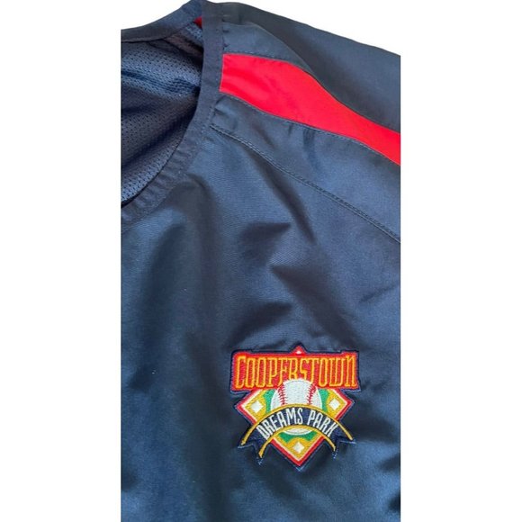Medium Cooperstown Dreams Park Authentic Pull Over Baseball Warm Up Men's Shirt - Picture 7 of 10